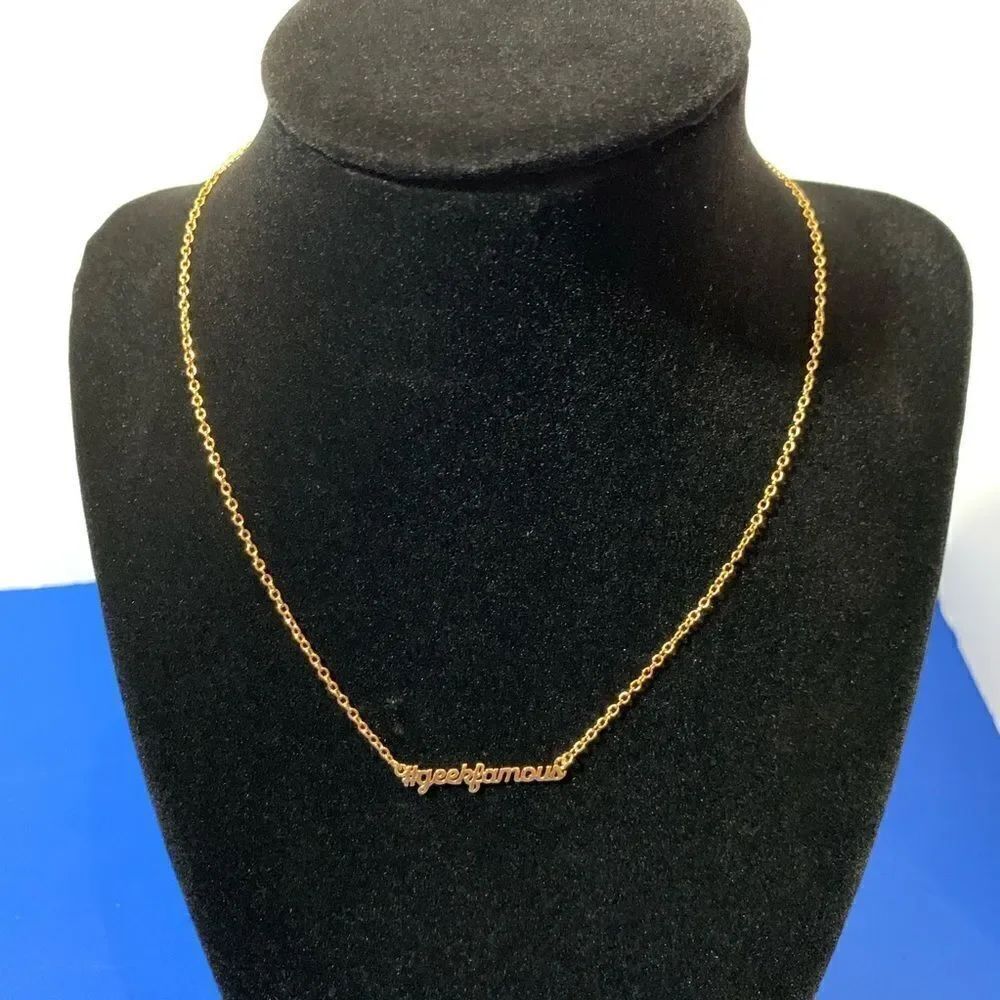 #geekfamous Gold Tone Necklace‎